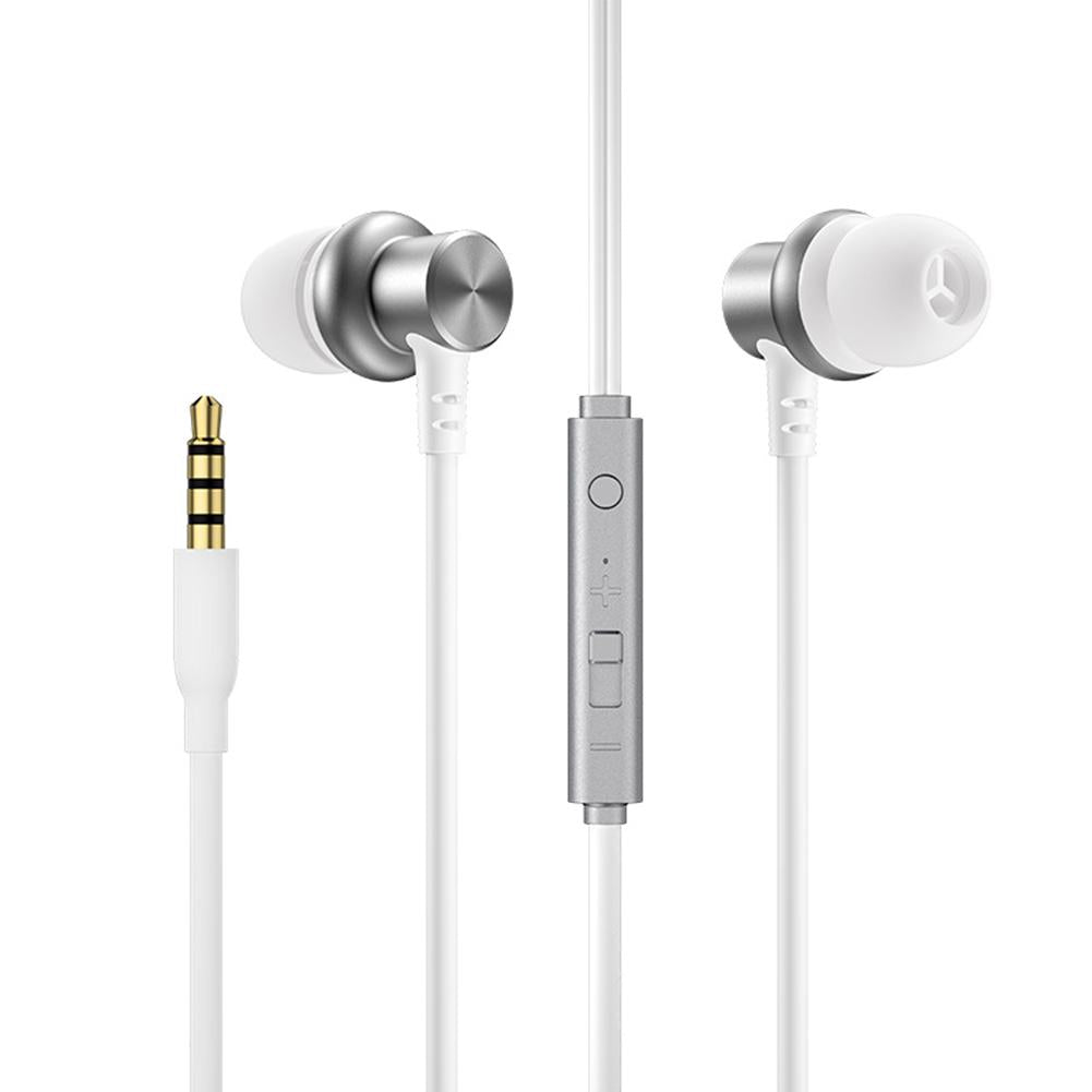 Joyroom JR-EL115 3.5mm Wired In-Ear Earphones - Silver