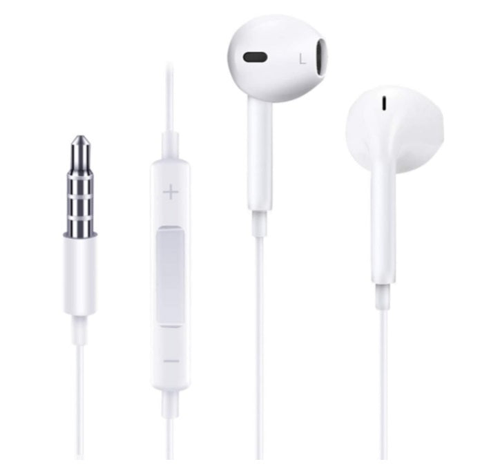 Joyroom JR-EP1 1.2m / 3.5mm Plug Classic Wire In-Ear Earphone - White