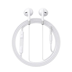 Joyroom JR-EW01 Wired Series Half In-Ear Wired Earphones - White