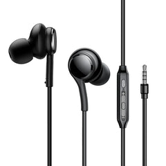 Joyroom JR-EW02 Wired Series In-Ear Wired Earbuds - Black