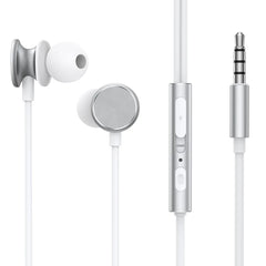 Buy Joyroom JR-EW03 Wired Series In-Ear Metal Wired Earbuds - Silver from Vmart in Pakistan