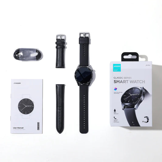 Buy Joyroom JR-FC2 Classic Series Smart Watch (Make/Answer Call) Black from Vmart in Pakistan