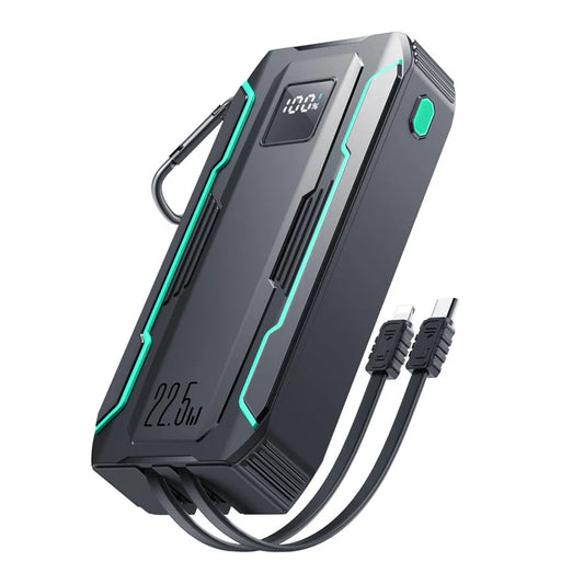 Buy Joyroom JR-L018 22.5W Power Bank 20000mAh with Dual Cables Black from Vmart in Pakistan