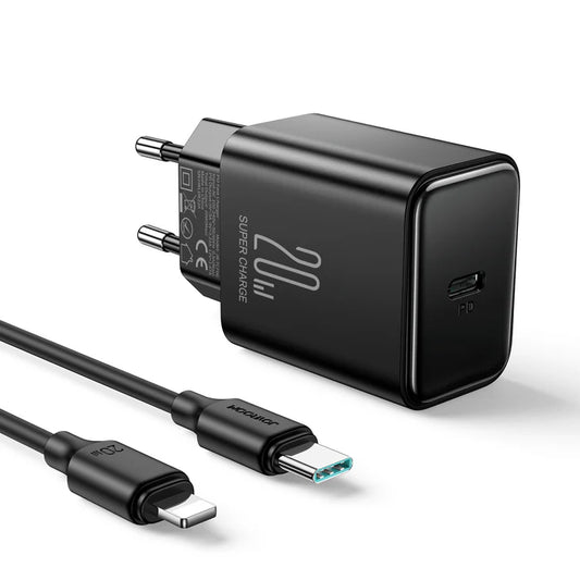 Buy Joyroom JR-TCF06 PD 20W Charger With C to L Cable 1m Black from Vmart in Pakistan