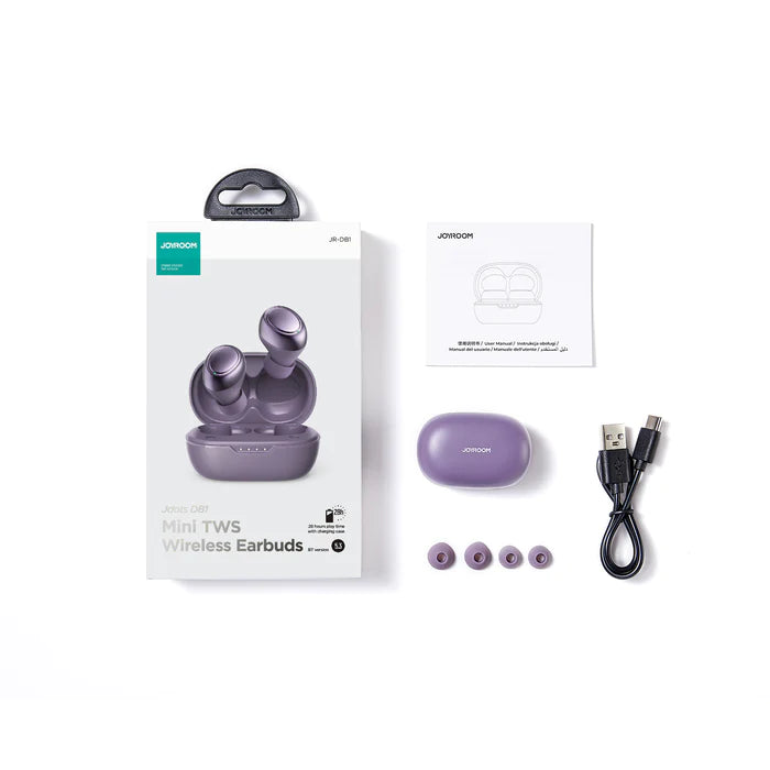 Joyroom Jdots Series JR-DB1 True Wireless Earbuds Purple