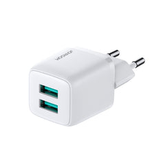 Joyroom L-2A121 2.4A 2xUSB Fast Charger - White