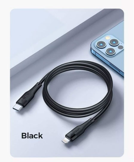 Buy Joyroom S-1224M3 Type-C to Lightning Fast Charging Data Cable 1.2m - White from Vmart in Pakistan