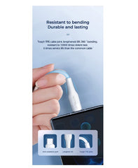 Buy Joyroom S-1230M3 Type-C To Type-C Fast Charging Data Cable 1.2m - White from Vmart in Pakistan