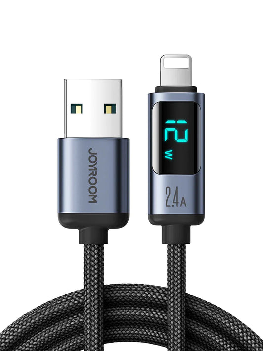 Buy Joyroom S-AL012A16 Lightning Cable 2.4A 1.2m Black from Vmart in Pakistan