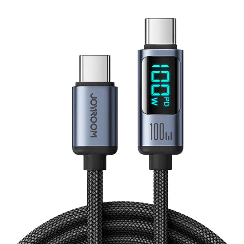 Buy Joyroom S-CC100A16 Type-C to Type-C Cable 100W 1.2m Black from Vmart in Pakistan