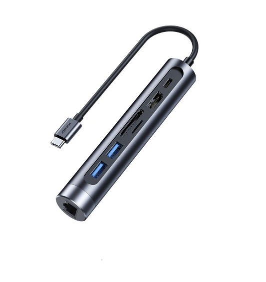 Buy Joyroom S-H111 7 In1 USB C Hub Adapter Docking Station from Vmart in Pakistan