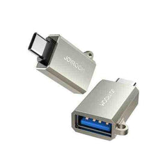 Joyroom S-H151 Type-C Male to USB Female Adapter - Pearl Nickel