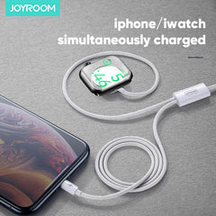 Joyroom S-IW002S Iwatch Magnetic Wireless Charger + Lightning Cable