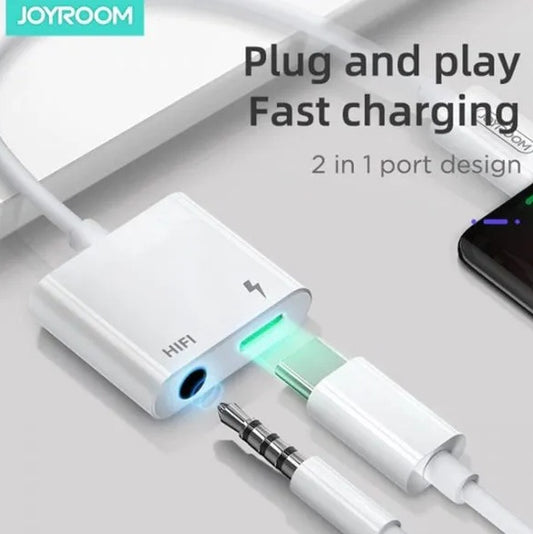 Buy Joyroom SH-C1 Type-C to HIFI+PD Audio Converter (Digital) from Vmart in Pakistan