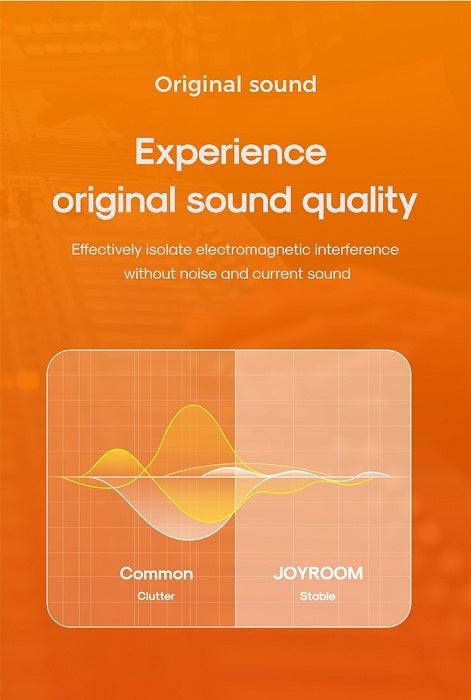 Buy Joyroom SY-A03 Type-C To 3.5mm Hi-fi Audio Cable – Black from Vmart in Pakistan