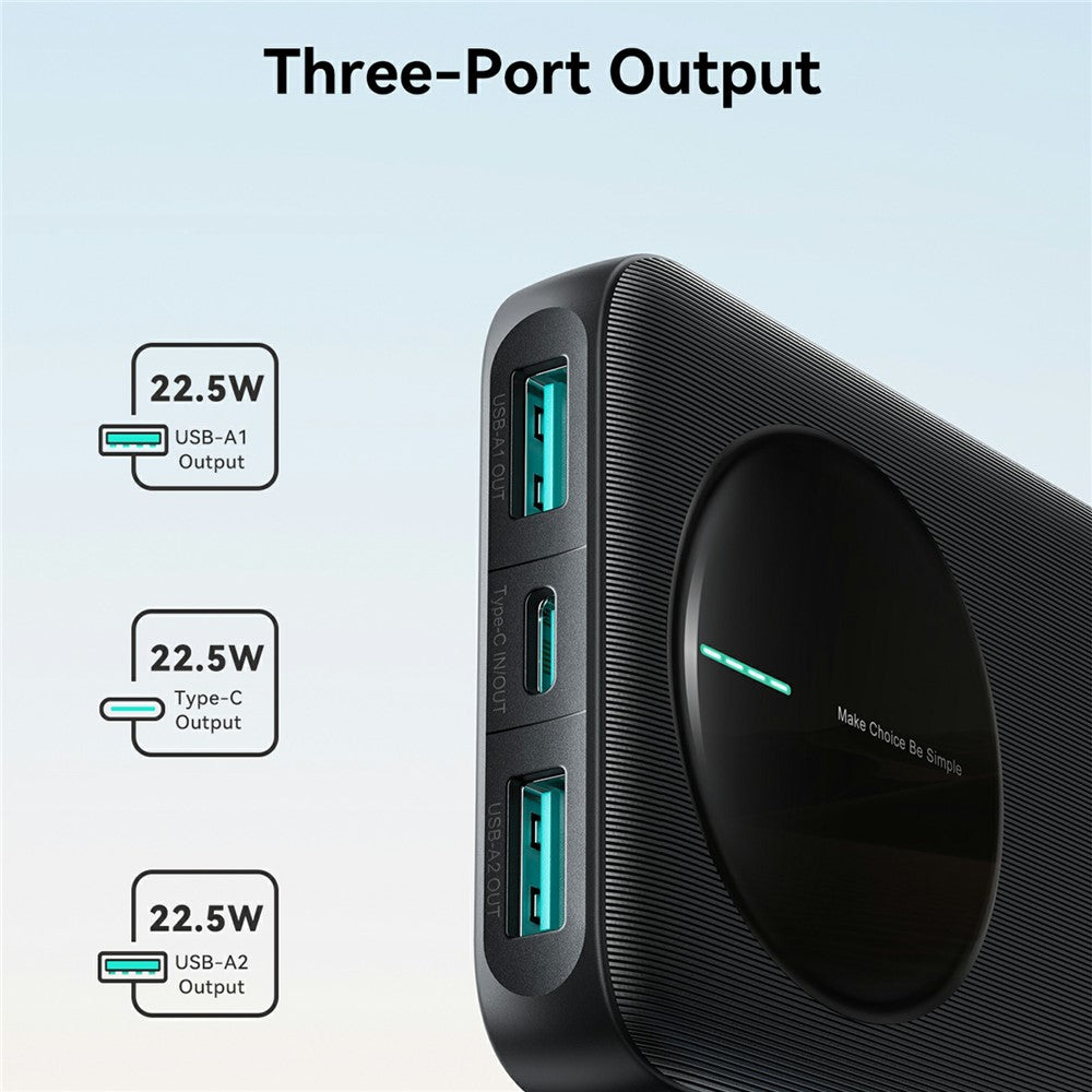 Buy Joyroom JR-PBF12 Pro 10000mAh Power Bank 22.5W Fast Charging from Vmart in Pakistan