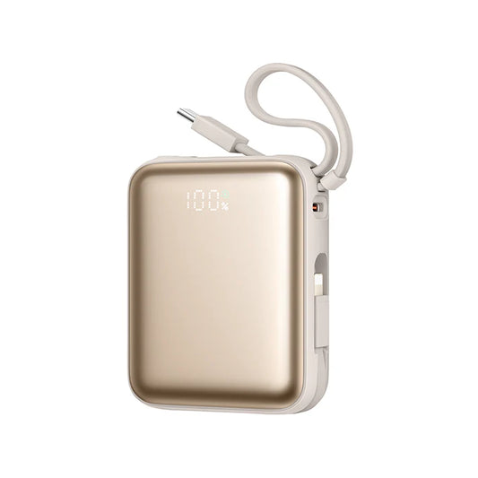 Buy Joyroom JR-PBF27 22.5W mini Power Bank with Dual Cables 10000mAh from Vmart in Pakistan