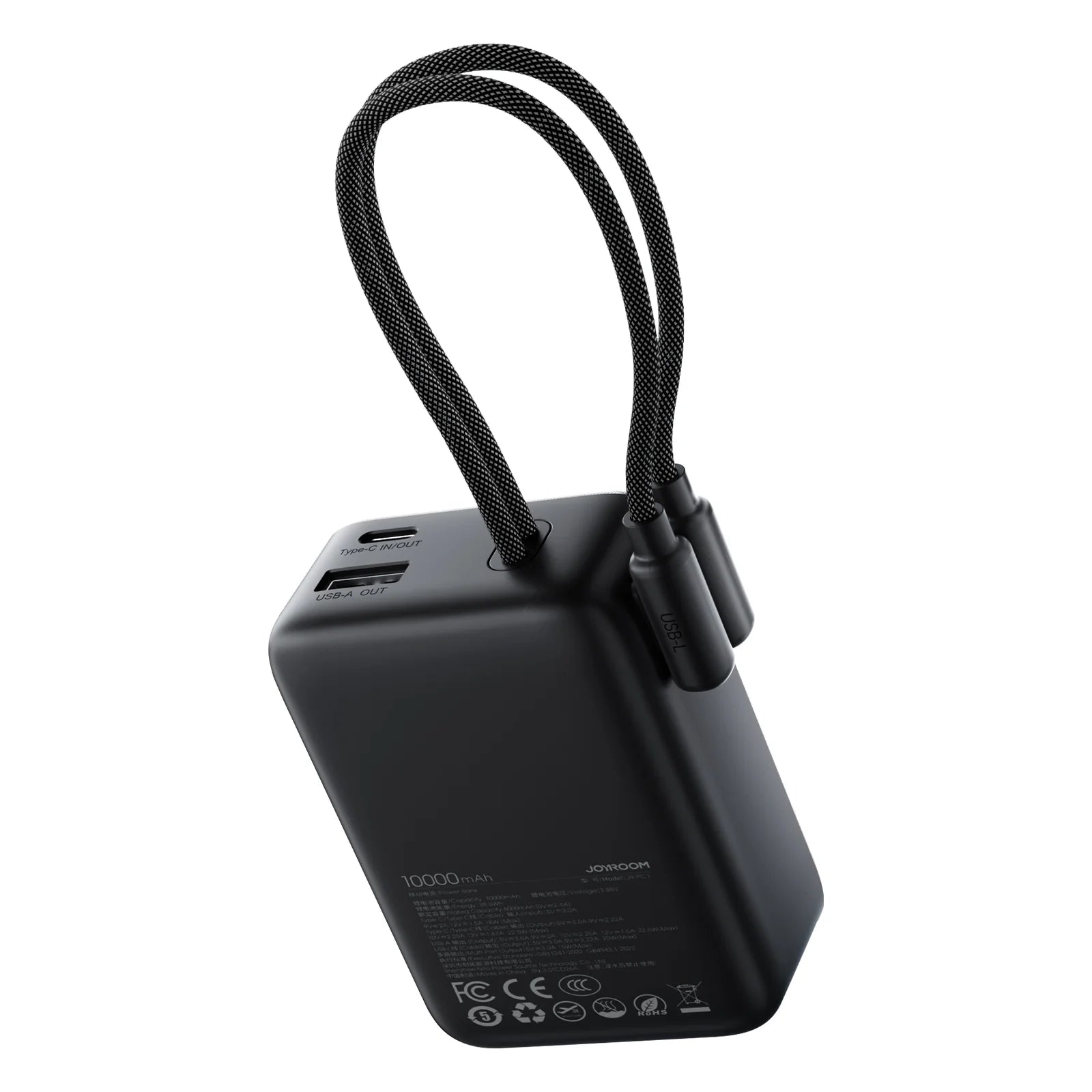 Buy Joyroom JR-PC1 22.5W Mini 10000mAh Power Bank with Built-in Cables from Vmart in Pakistan