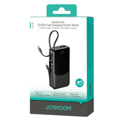 Buy Joyroom JR-PC2 22.5W 20000mAh Power Bank with Built-in 3 Cables & Digital Display from Vmart in Pakistan