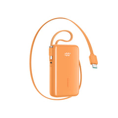 Buy Joyroom JR-PR2L 35W Mini Power Bank with Built-in Retractable Type-C Cable + Lightning Cable 10000mAh Vmart in Pakistan