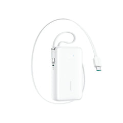 Buy Joyroom JR-PR2L 35W Mini Power Bank with Built-in Retractable Type-C Cable + Lightning Cable 10000mAh Vmart in Pakistan
