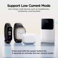 Buy Joyroom JR-QP191 Mini Star Series Mini 22.5W Digital Display Fast Charging Power Bank 10,000mAh Black Vmart in Pakistan