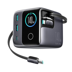 Buy Joyroom JR-TRD01 PODIX 140W 5-Port Desktop GaN Charger Dark Gray Vmart in Pakistan