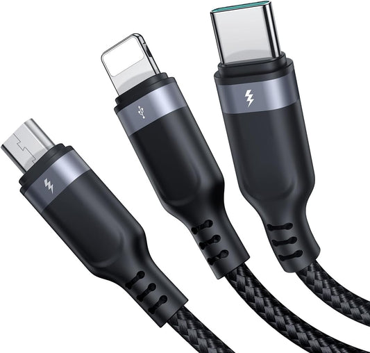 Buy Joyroom S-A18 3-in-1 Multi-Use Series 3.5A Data Cable from Vmart in Pakistan