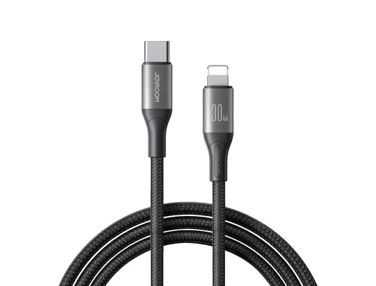 Buy Joyroom S-A28 30W Fast Charging Data Cable Braided Type C To Lightning 2m from Vmart in Pakistan