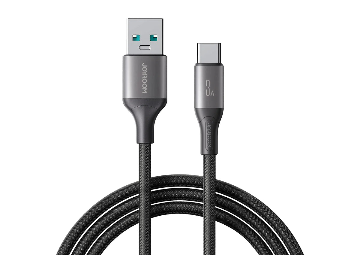 Buy Joyroom S-A28 3A Fast Charging Data Cable Braided USB-A To Type C 2m from Vmart in Pakistan