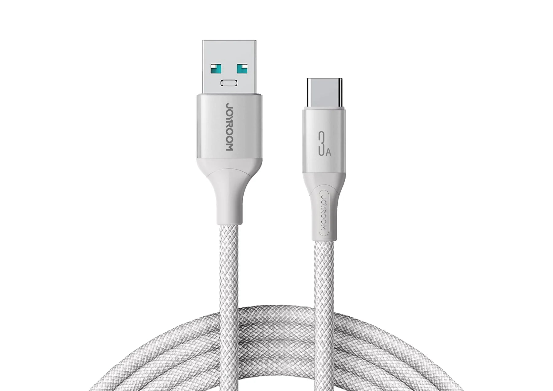 Buy Joyroom S-A28 3A Fast Charging Data Cable Braided USB-A To Type C 2m from Vmart in Pakistan
