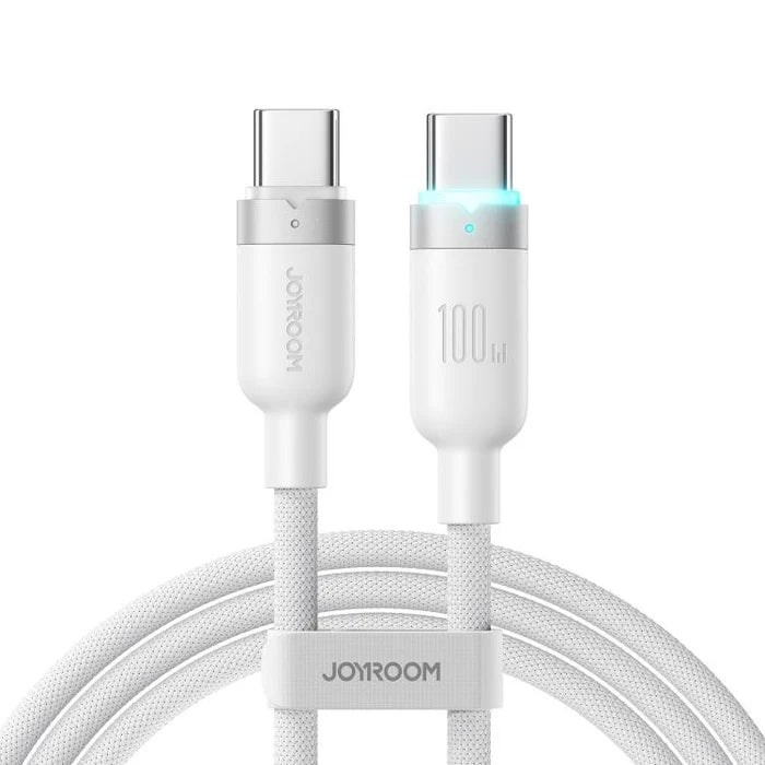 Buy Joyroom S-A63 StarWay Series 100W Type-C to Type-C Auto Power-Off Fast Charging Data Cable 1.2m from Vmart in Pakistan