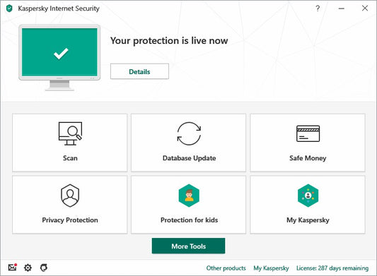 Buy Kaspersky Internet Security 4 Devices - 2021 Retail Pack from Vmart in Pakistan
