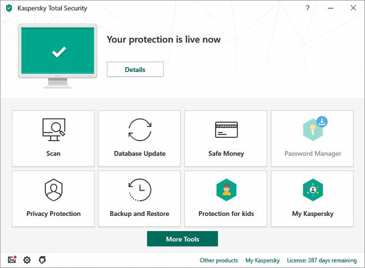 Buy Kaspersky Total Security 2 Devices - Retail Pack from Vmart in Pakistan