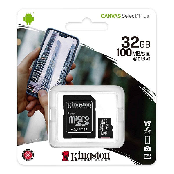 Kingston Canvas Select Plus microSD Card 32GB