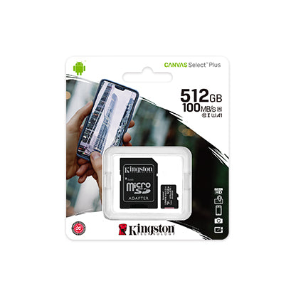 Kingston Canvas Select Plus microSD Card 512GB