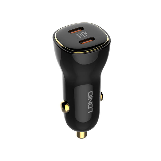 Buy Ldnio C104 60W Dual PD Super Fast Car charger from Vmart in Pakistan