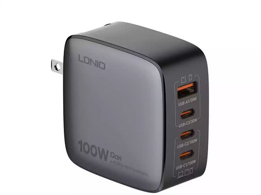 Buy Ldnio Q408 100W GaN Super Fast Charger from Vmart in Pakistan