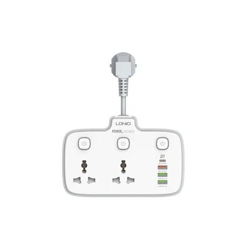 Buy Ldnio SC2413 2 AC Outlets Portable Electrical Extension Socket from Vmart in Pakistan