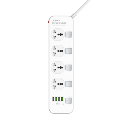 Buy Ldnio SC4408 4 AC Outlets Universal Power Strip from Vmart in Pakistan