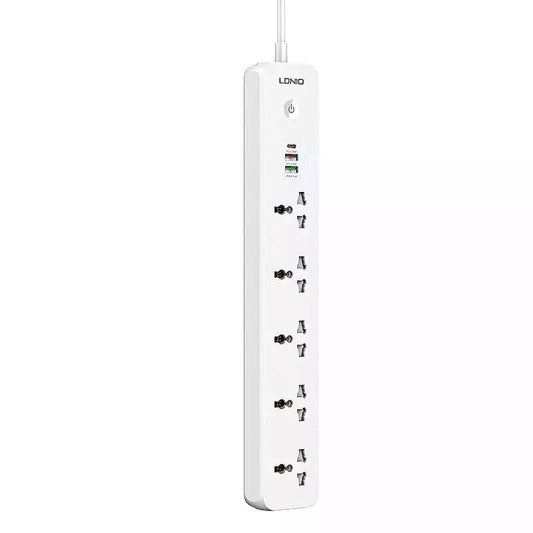 Buy Ldnio SC5319 2500W Power Strip 5AC+2A+1C from Vmart in Pakistan