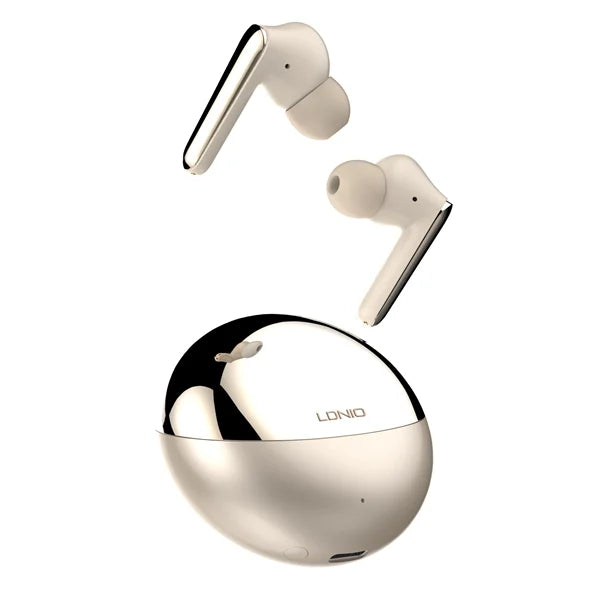 Ldnio T01 Wireless Stereo Earbuds - Gold