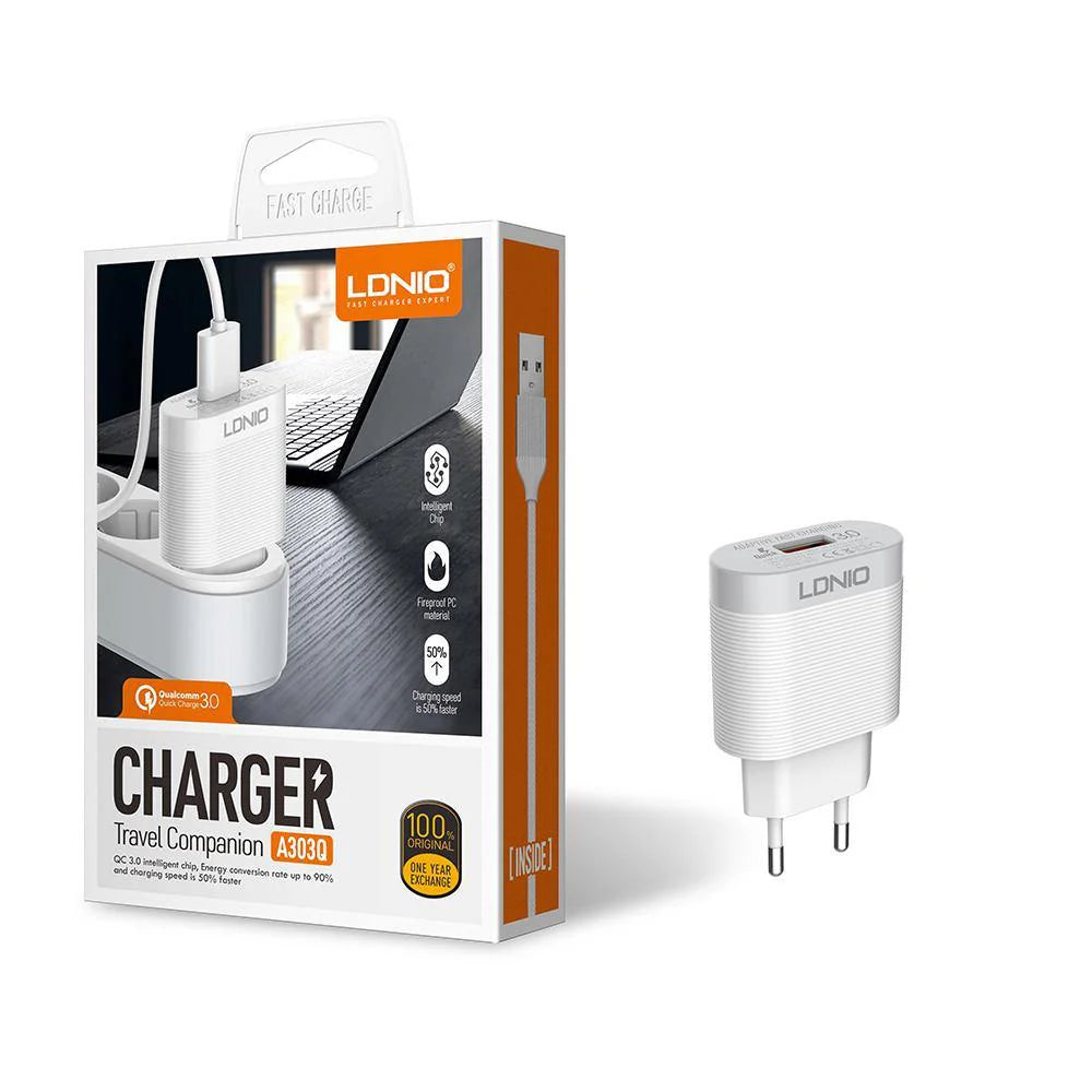 Ldnio A303Q QC3.0 Home Charge Adapter