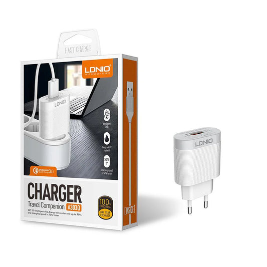 Buy Ldnio A303Q QC3.0 Home Charge Adapter from Vmart in Pakistan