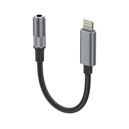 Buy Ldnio LSY80i Lightning to 3.5mm Audio Adapter Cable Grey from Vmart in Pakistan