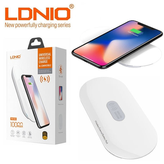 Buy Ldnio PW1003 QI Wireless Charging 10000MAh Power Bank With USB Port from Vmart in Pakistan