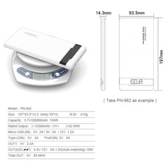 Ldnio PW1003 QI Wireless Charging 10000MAh Power Bank With USB Port