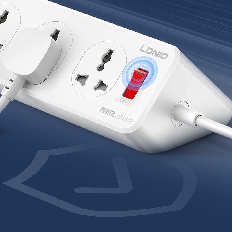 Buy Ldnio SC10610C 10 AC Outlets Universal Power Strip (3USB-C & 3USB-A) Vmart in Pakistan