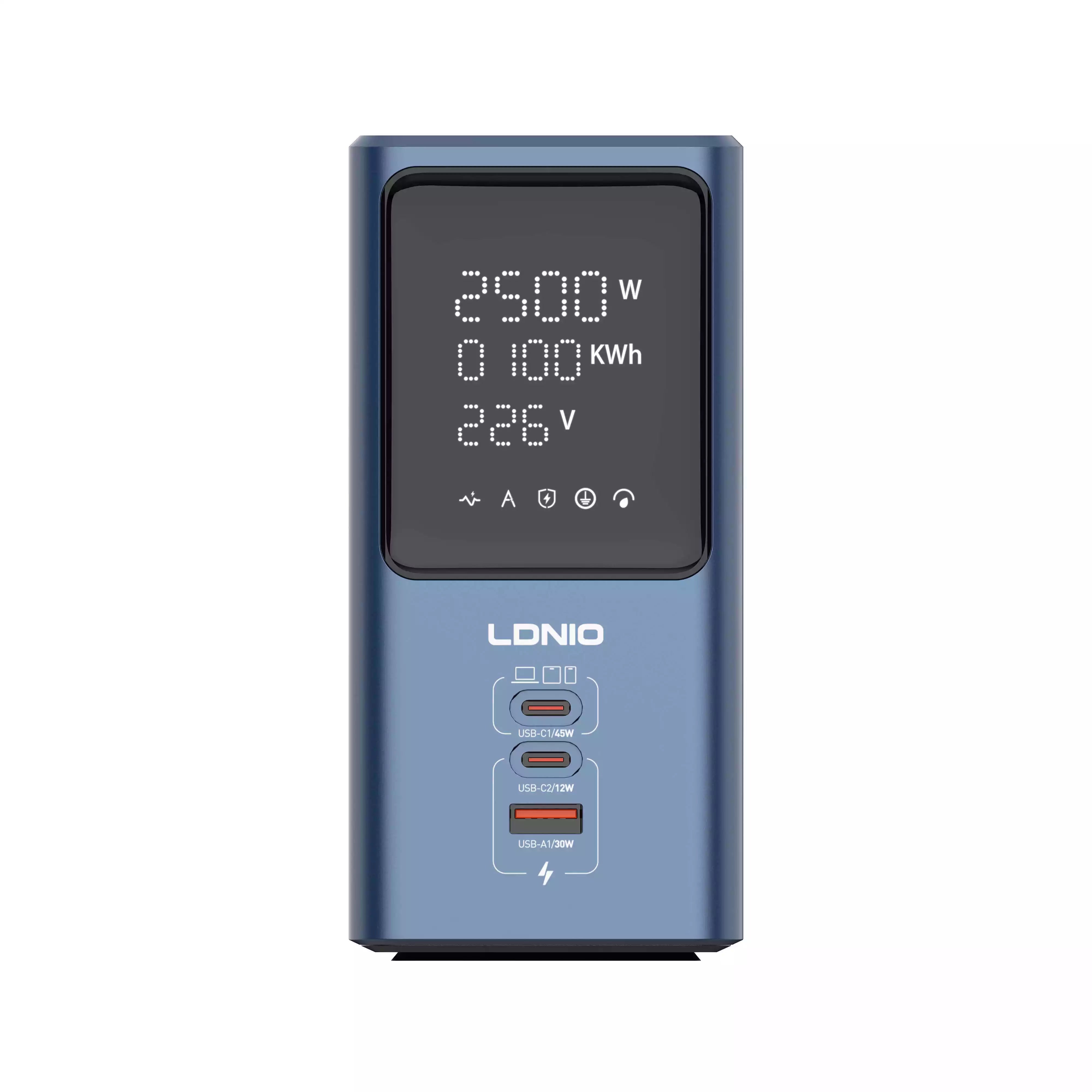 Buy Ldnio SC2 45W Universal Power strip Desktop LED Power Adapter Vmart in Pakistan