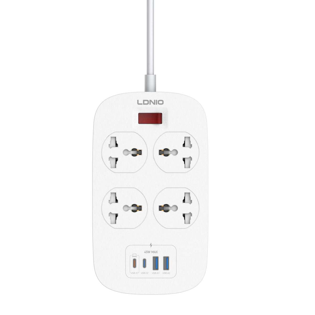 Buy Ldnio SC4407C 45W 4Port Power Strip from Vmart in Pakistan